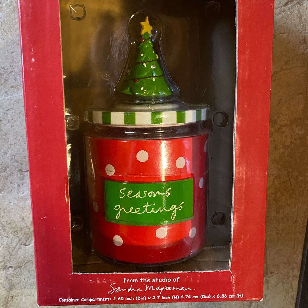 NWT collectible Christmas Keepsake box